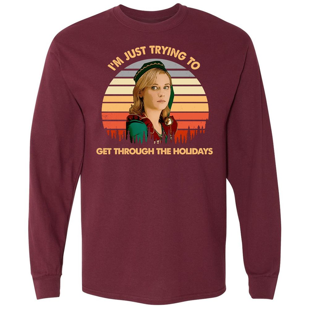 Long Sleeve T-Shirt - BZ19FML2 - Maroon - 11