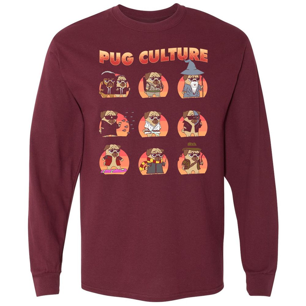 Long Sleeve T-Shirt - R9Z259VG - Maroon - 11