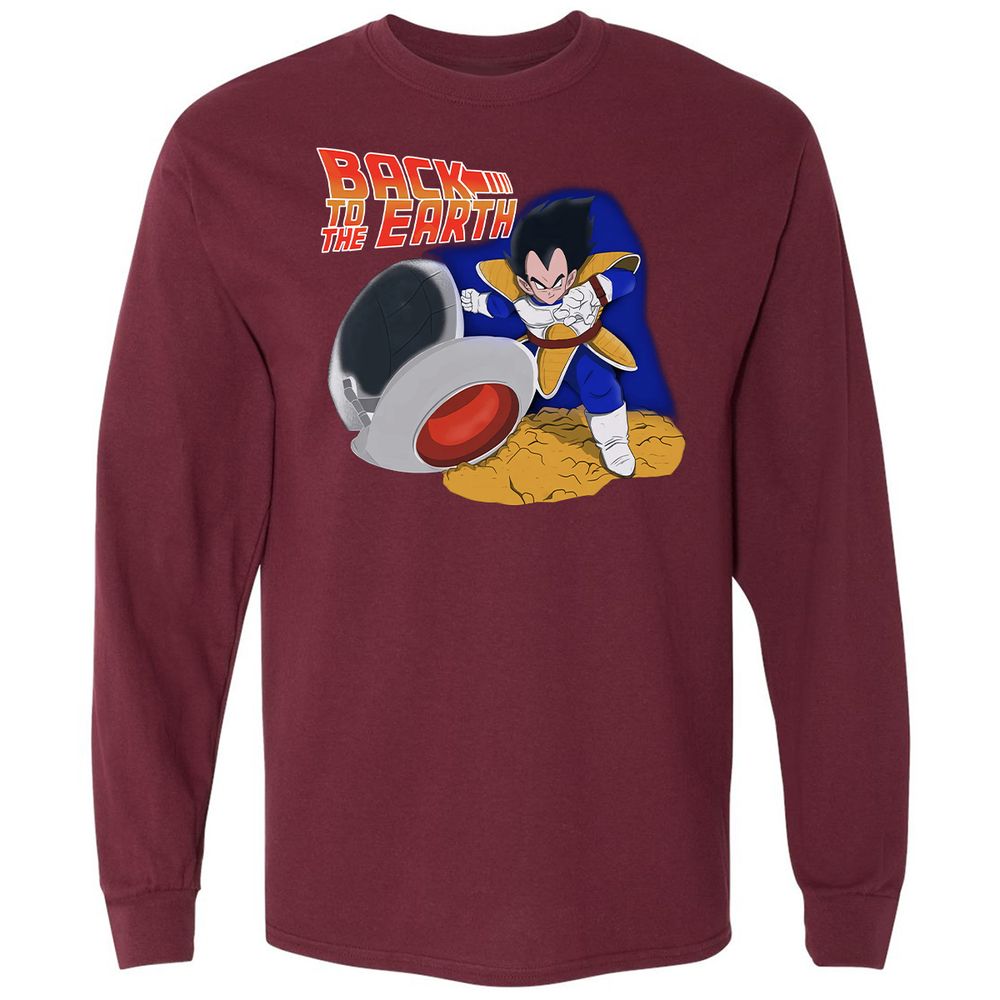 Long Sleeve T-Shirt - TLRS4Z4N - Maroon - 11