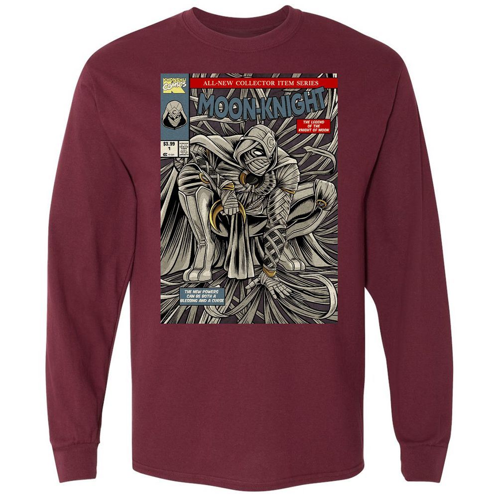 Long Sleeve T-Shirt - HFK11GJA - Maroon - 11