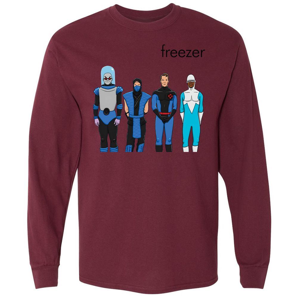 Long Sleeve T-Shirt - WMTZZV47 - Maroon - 11