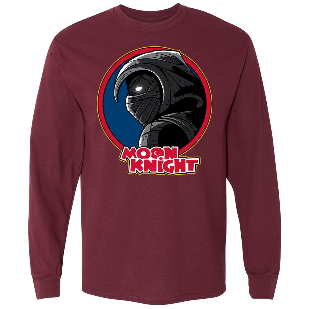 Long Sleeve T-Shirt - M8WWLNX1 - Maroon - 11