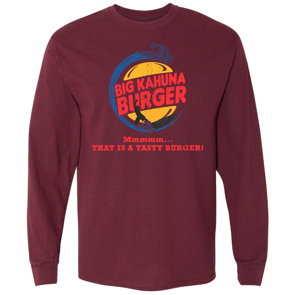 Long Sleeve T-Shirt - 2ELWL6PD - Maroon - 11