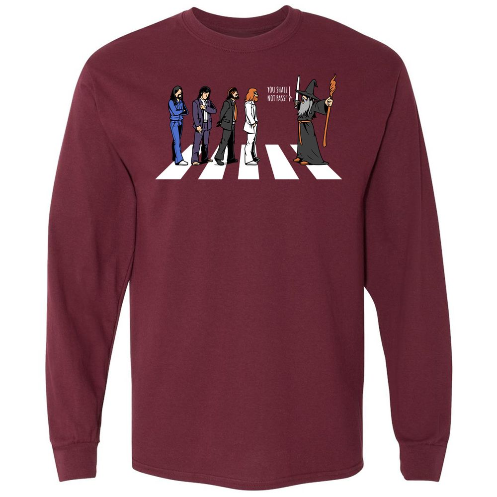 Long Sleeve T-Shirt - 5RAT7HFU - Maroon - 11