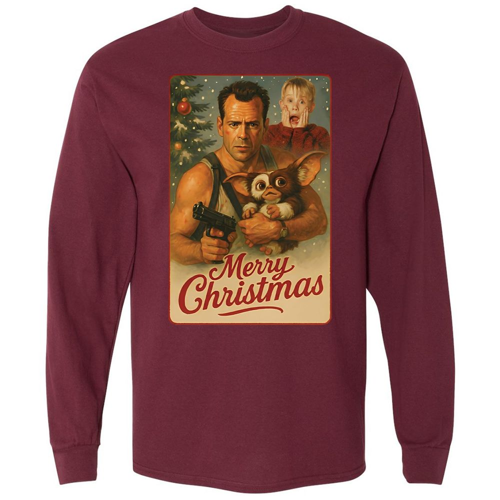 Merry Christmas - Maroon - 11