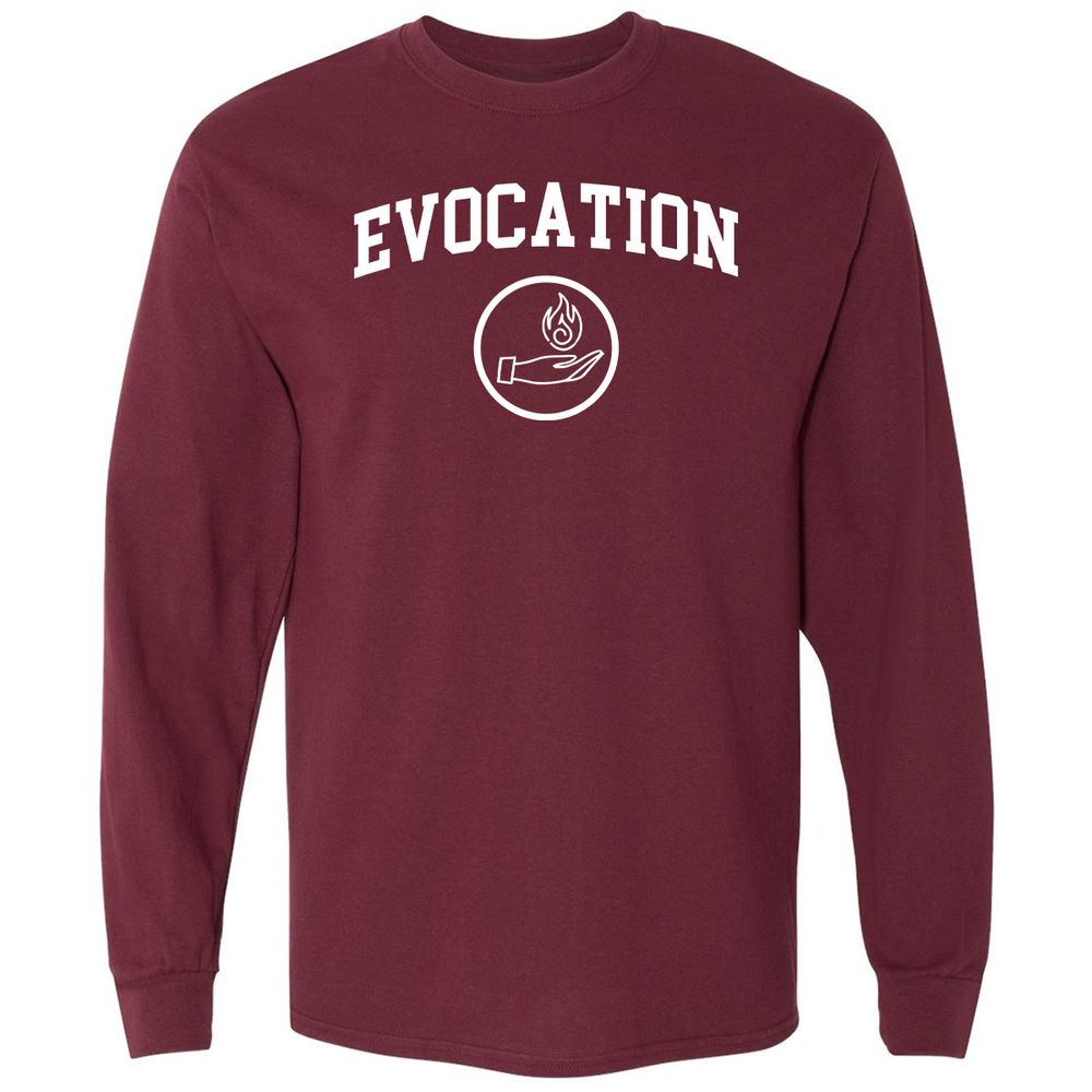 Long Sleeve T-Shirt - LSWZ5M5B - Maroon - 11