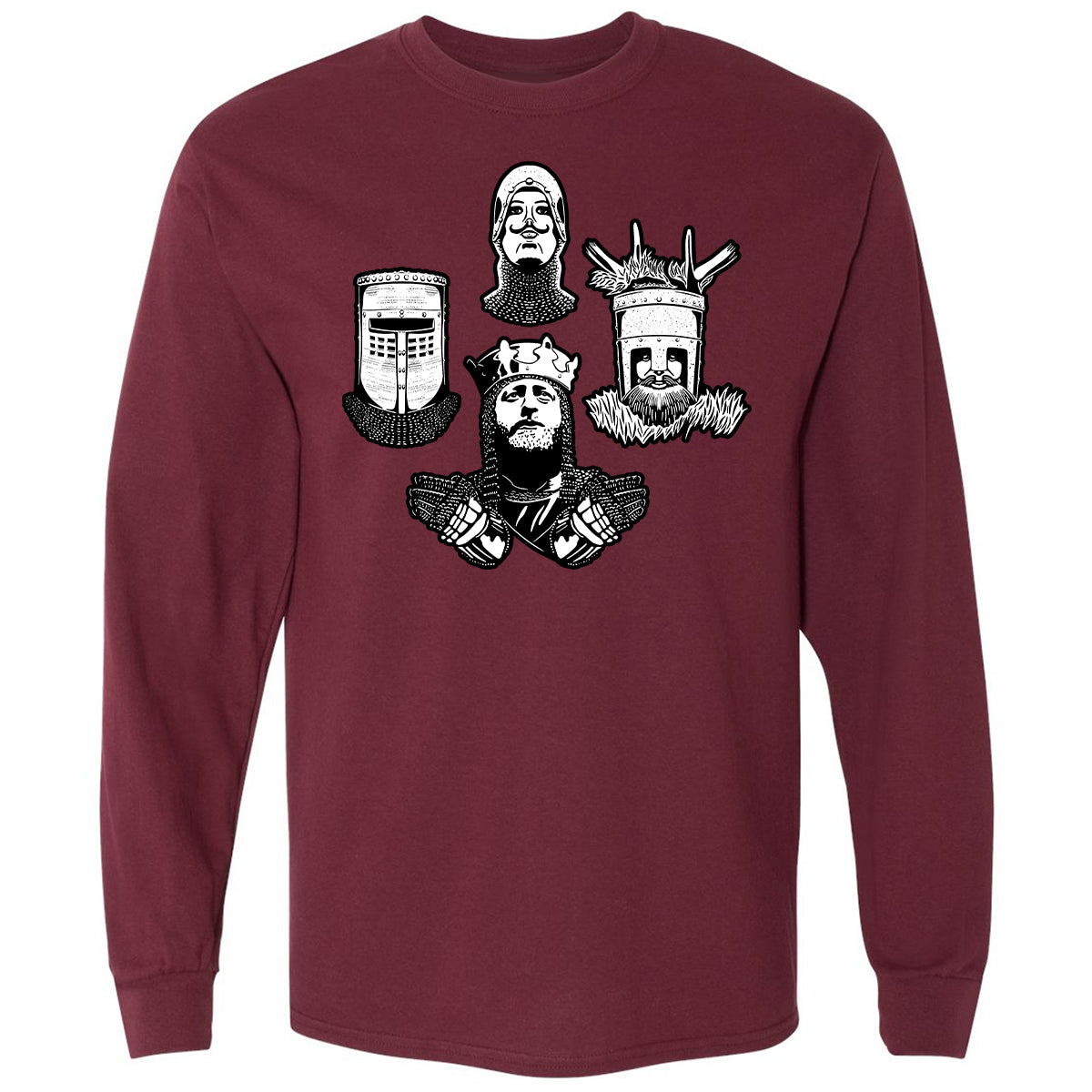 Long Sleeve T-Shirt - QPP17699 - Maroon - 11