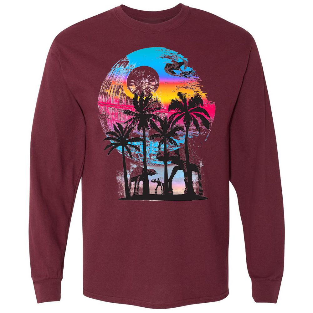 Long Sleeve T-Shirt - RYXSE1QB - Maroon - 11