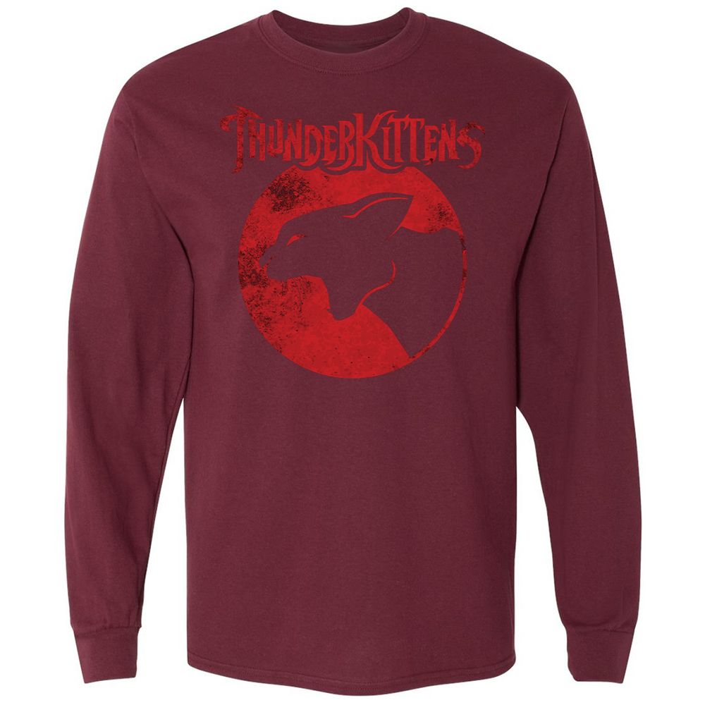 Long Sleeve T-Shirt - TNQ276NJ - Maroon - 11