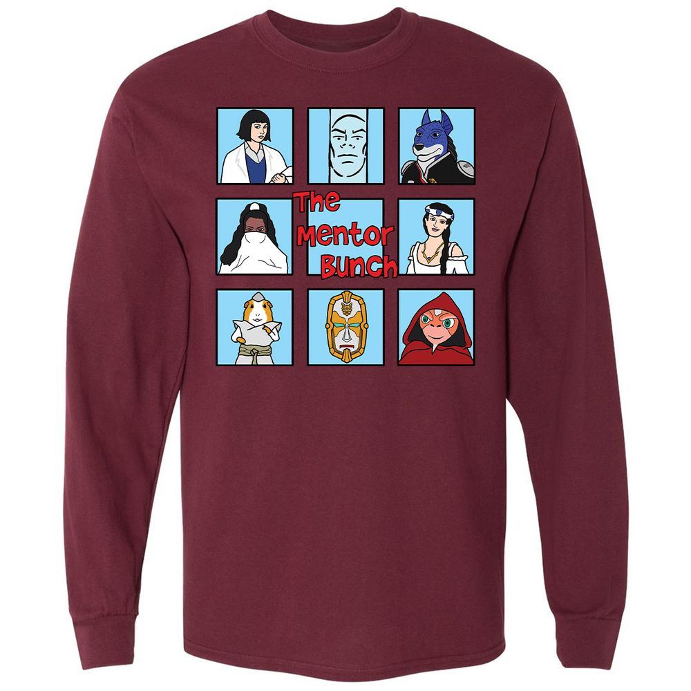 Long Sleeve T-Shirt - QQHUUZFX - Maroon - 11