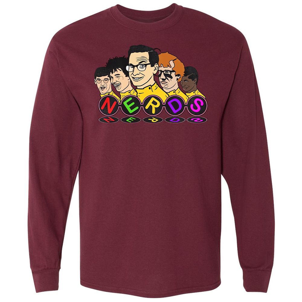 Long Sleeve T-Shirt - RJUZJ2GH - Maroon - 11