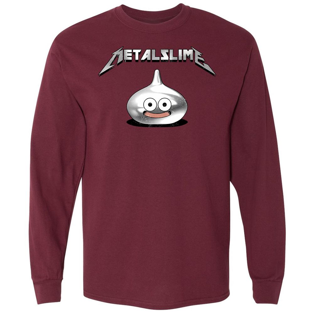 Long Sleeve T-Shirt - 4CLXCAAS - Maroon - 11