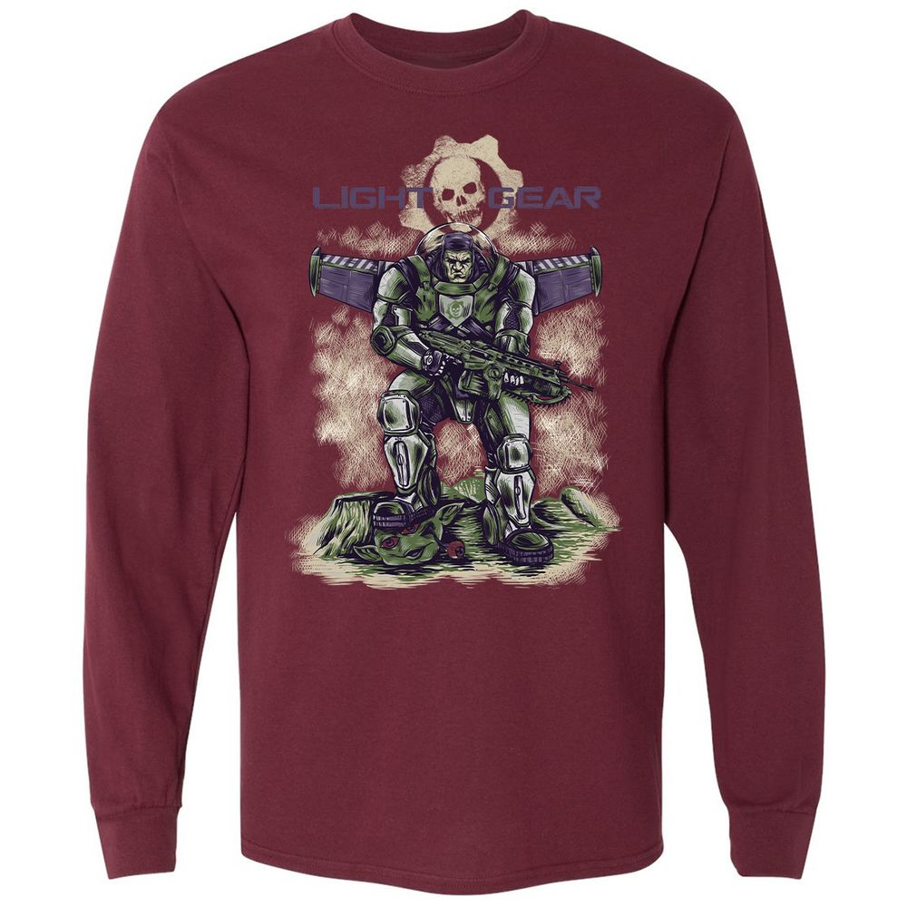 Long Sleeve T-Shirt - WY4VSENR - Maroon - 11
