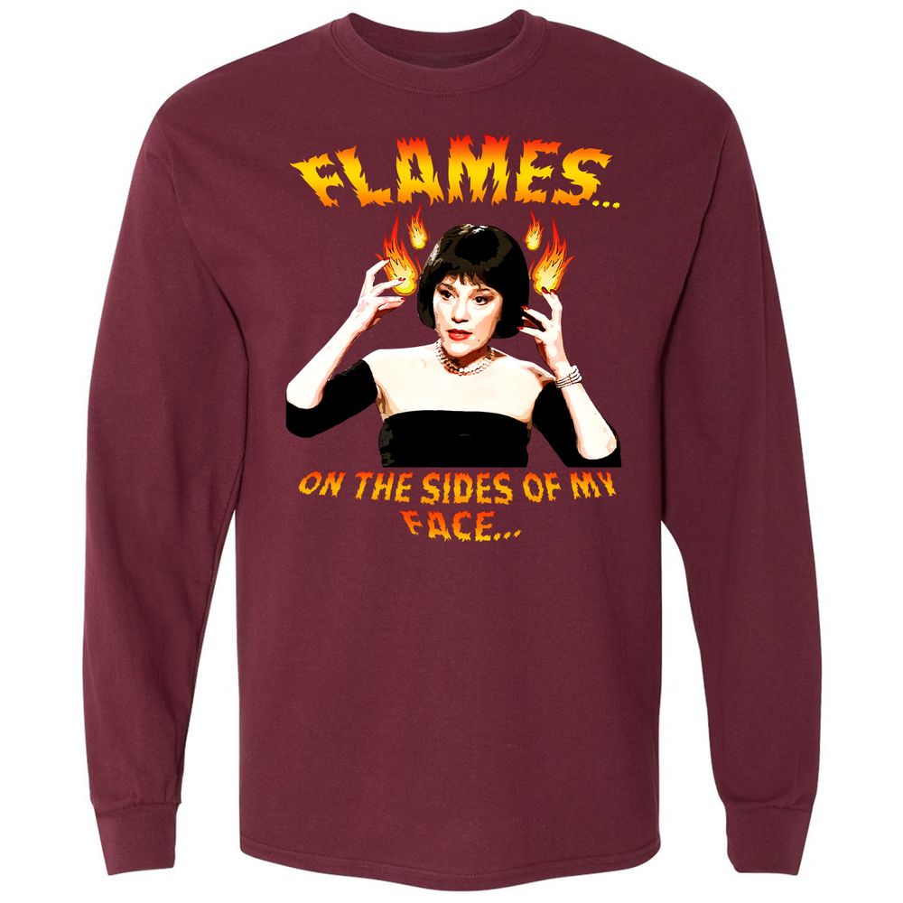 Long Sleeve T-Shirt - LDC7DP2U - Maroon - 11