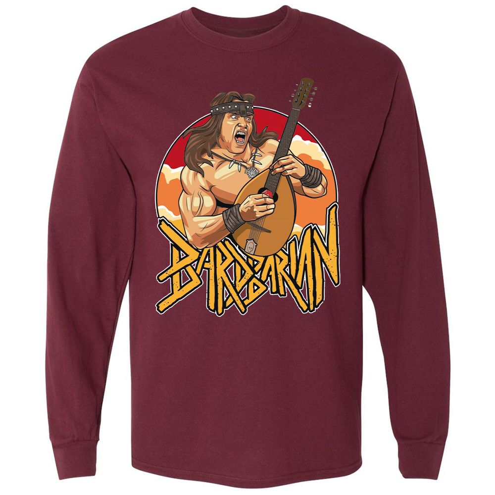 Long Sleeve T-Shirt - 2U97YMTH - Maroon - 11