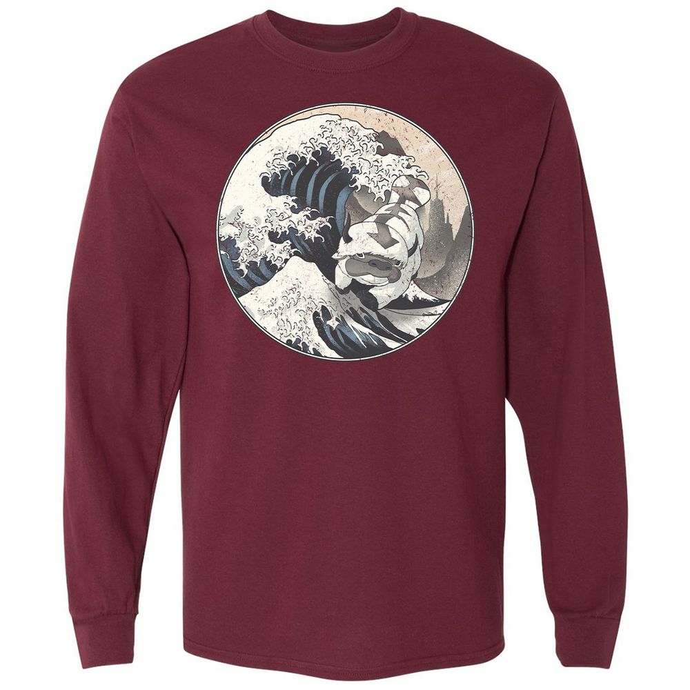Long Sleeve T-Shirt - BHDXJBC8 - Maroon - 11