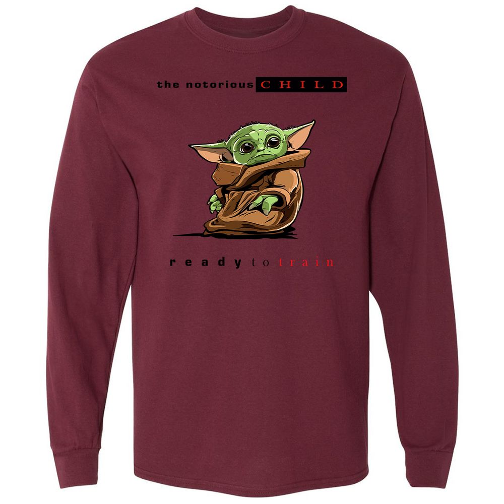 Long Sleeve T-Shirt - WJ7QTNNC - Maroon - 11