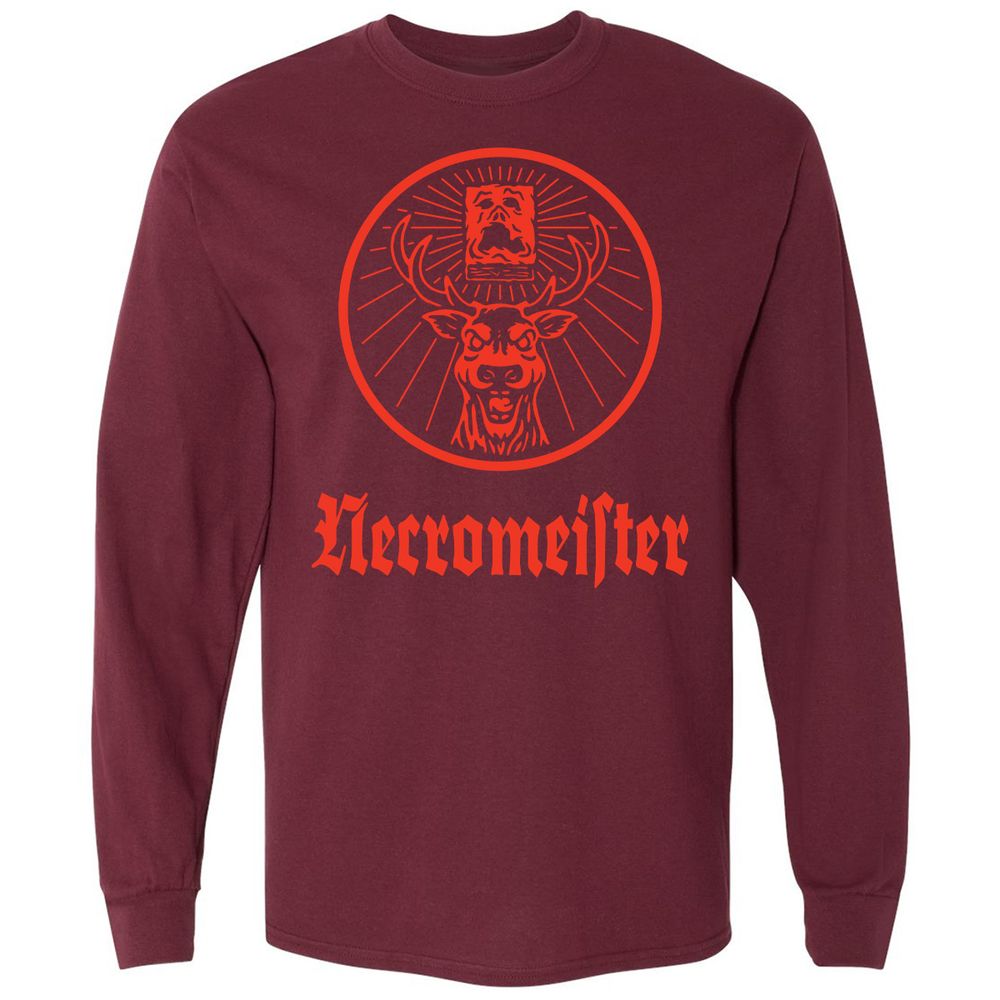 Long Sleeve T-Shirt - WMR7TF2U - Maroon - 11