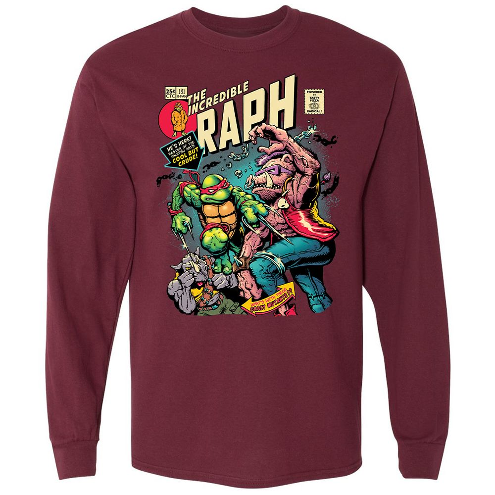 Long Sleeve T-Shirt - JCA51GRG - Maroon - 11