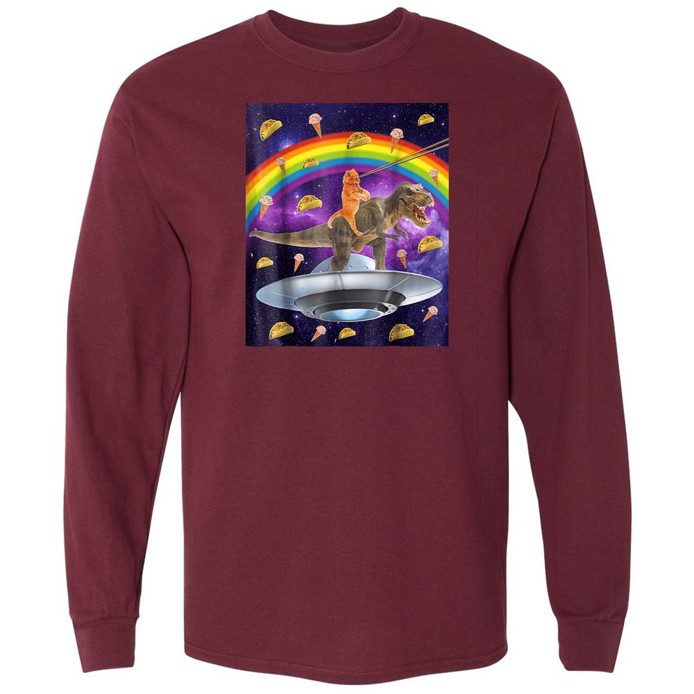 Long Sleeve T-Shirt - GVBWT27C - Maroon - 11