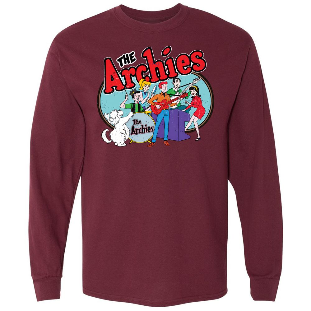Long Sleeve T-Shirt - 53A2XBES - Maroon - 11