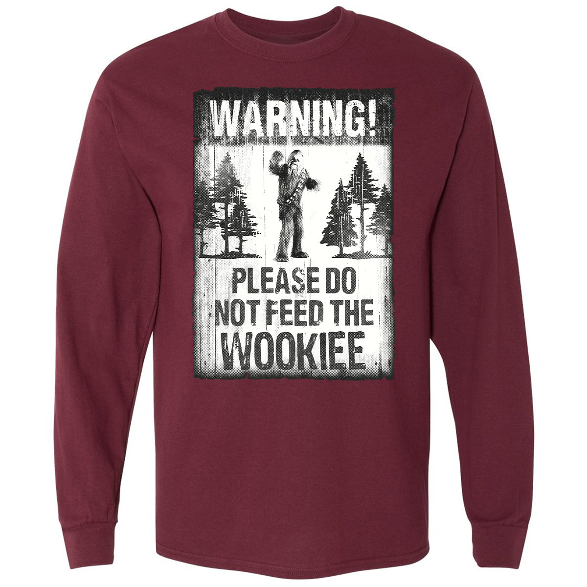 Long Sleeve T-Shirt - BZFPN2TY - Maroon - 11