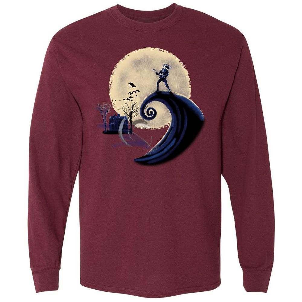 Long Sleeve T-Shirt - JRPPM5QK - Maroon - 11