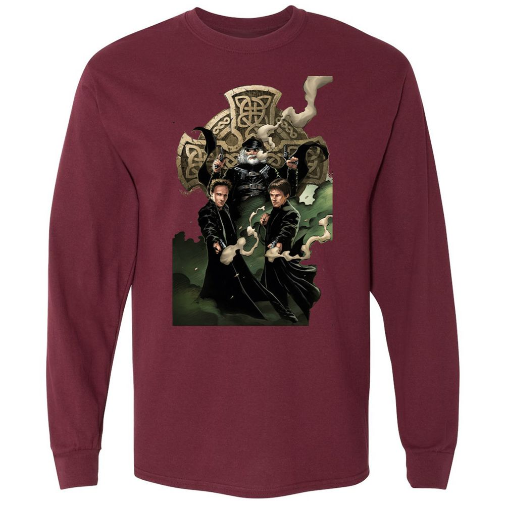 Long Sleeve T-Shirt - RHQTGT3P - Maroon - 11