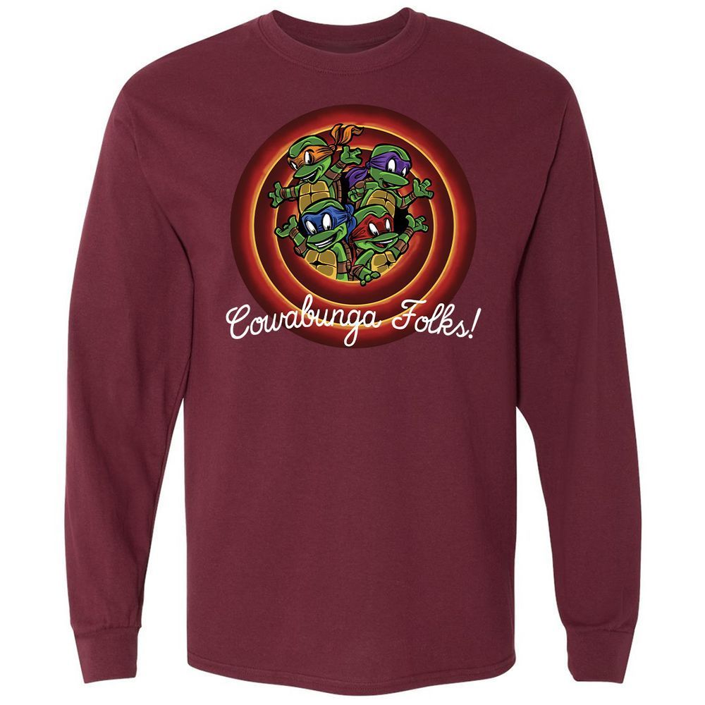 Long Sleeve T-Shirt - PYBEYTFG - Maroon - 11