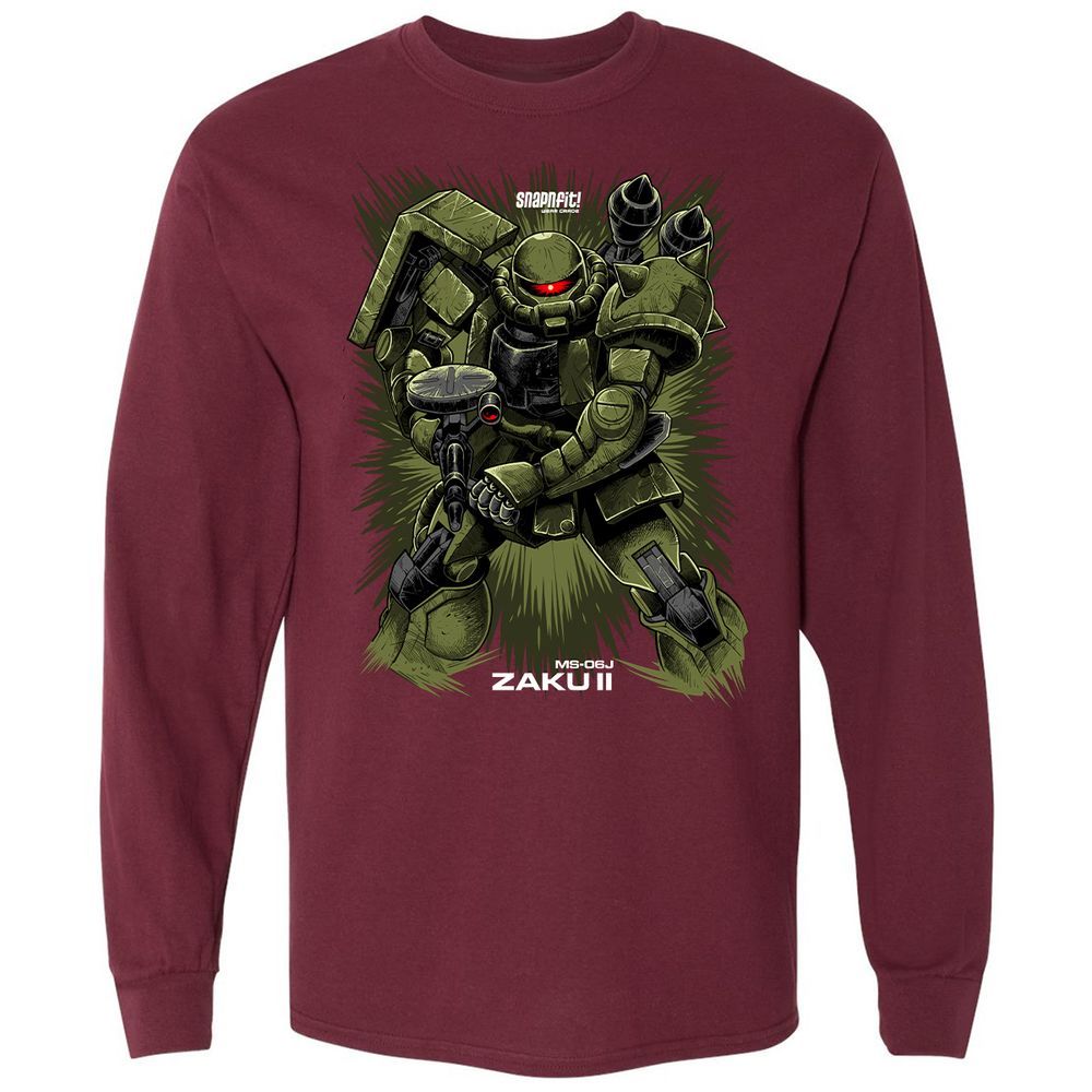 Long Sleeve T-Shirt - 2Y8PAA2M - Maroon - 11