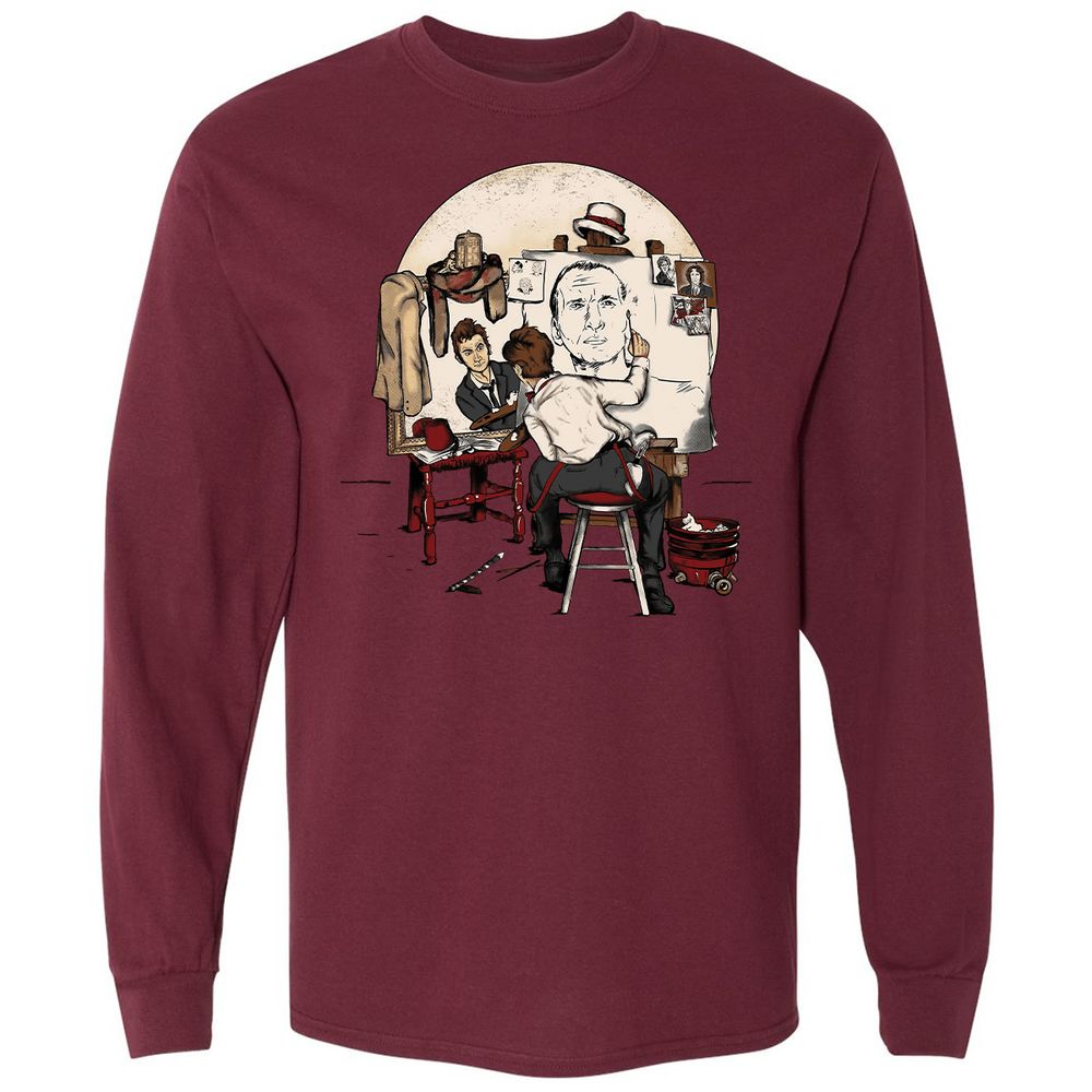 Long Sleeve T-Shirt - 8JPMM1GU - Maroon - 11