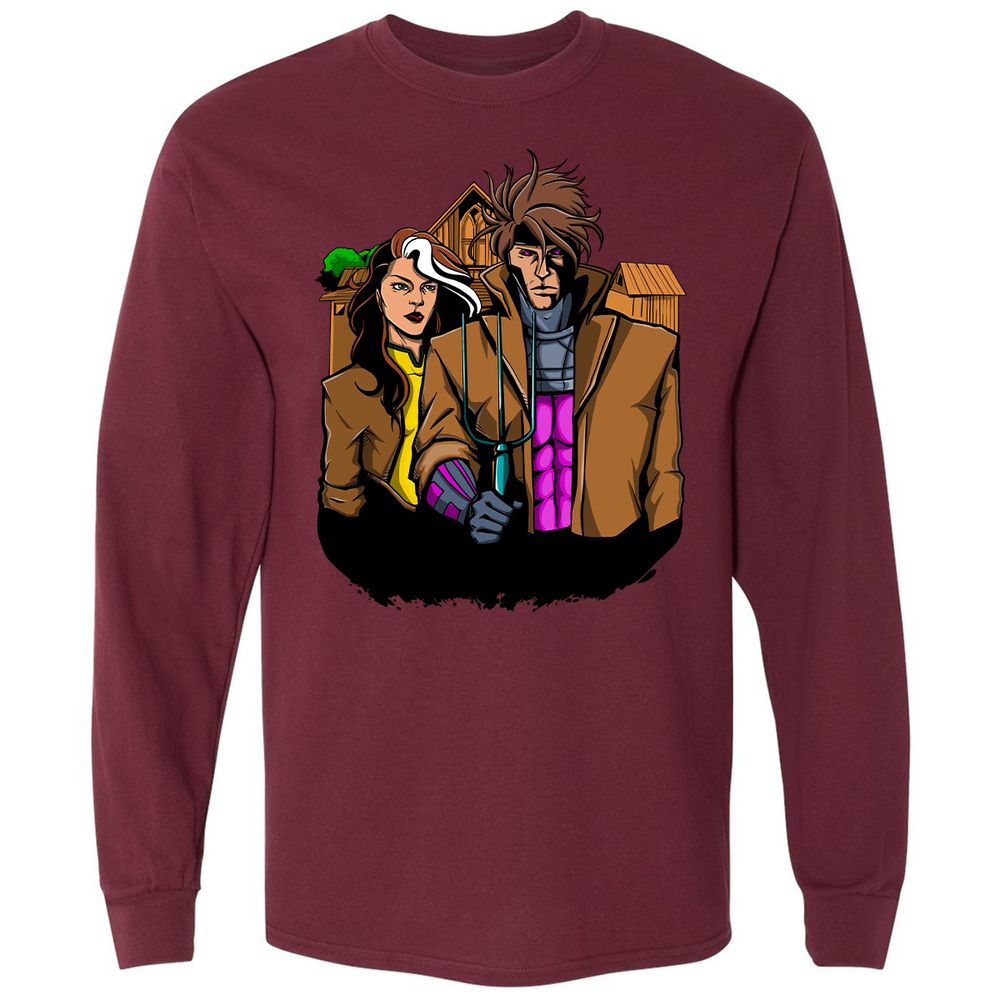 Long Sleeve T-Shirt - 3YA72TVP - Maroon - 11