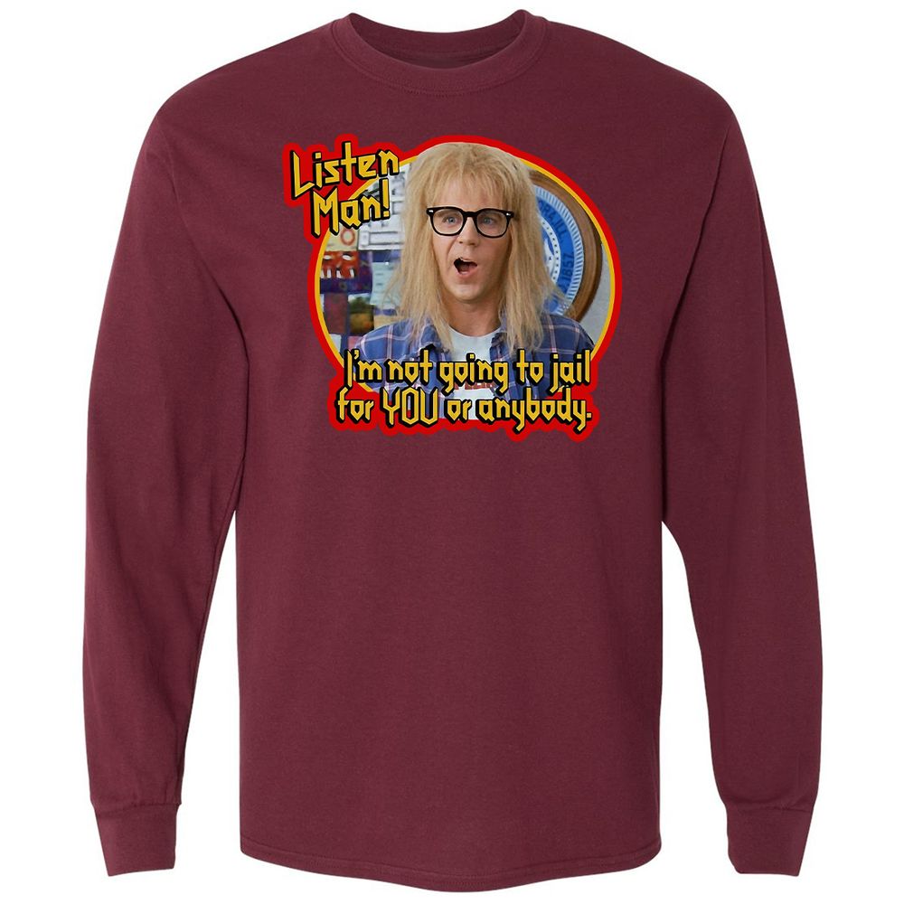 Long Sleeve T-Shirt - LJ5BBAGG - Maroon - 11