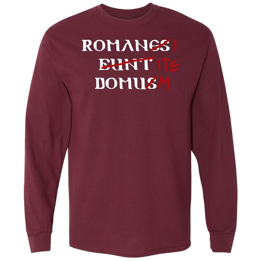 Long Sleeve T-Shirt - JH755F7B - Maroon - 11