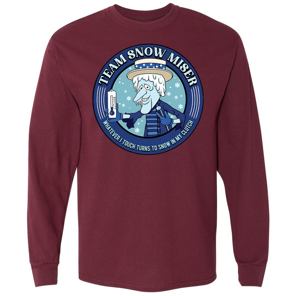 Long Sleeve T-Shirt - 5VA6KT35 - Maroon - 11