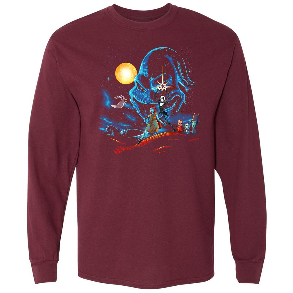 Long Sleeve T-Shirt - A88TFSYT - Maroon - 11
