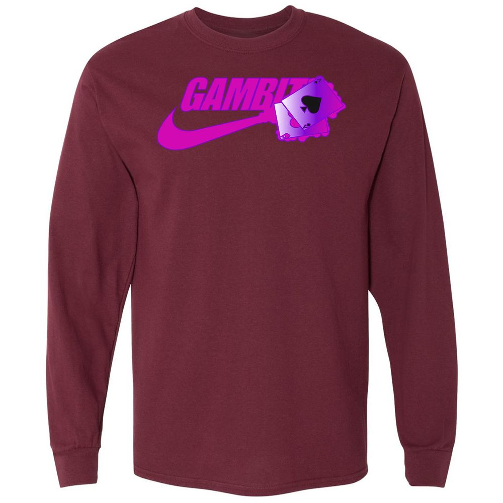 Long Sleeve T-Shirt - FRPML8RU - Maroon - 11