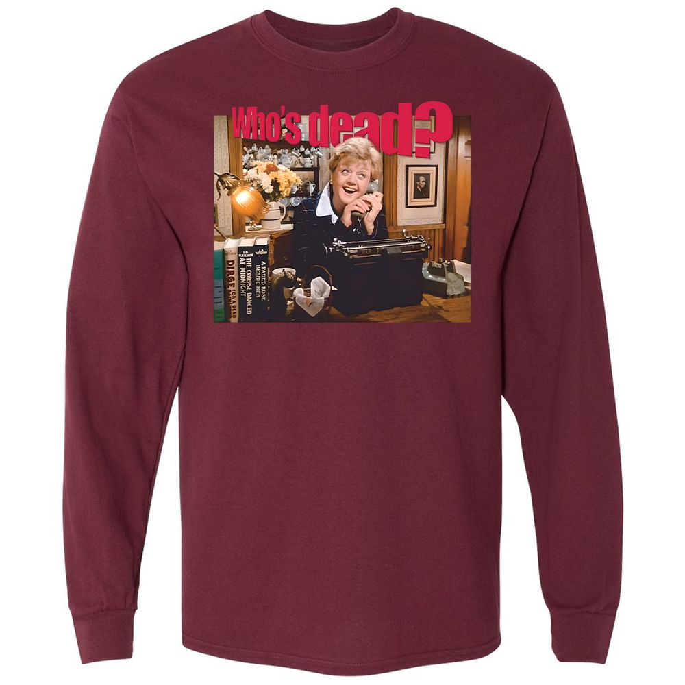 Long Sleeve T-Shirt - 4YJCUD55 - Maroon - 11