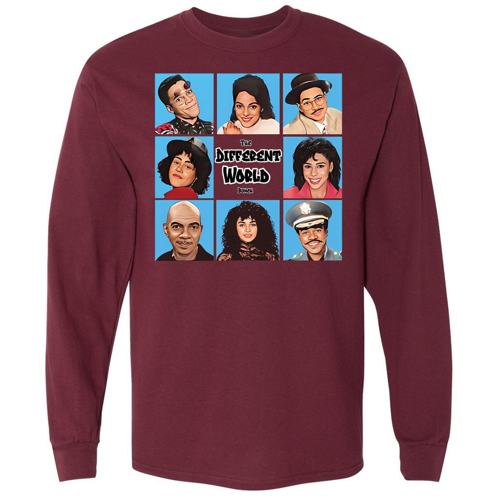 Long Sleeve T-Shirt - 57FF5JAK - Maroon - 11