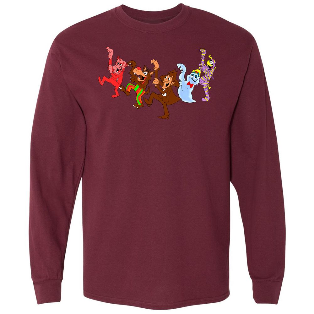Long Sleeve T-Shirt - NL69H1DY - Maroon - 11