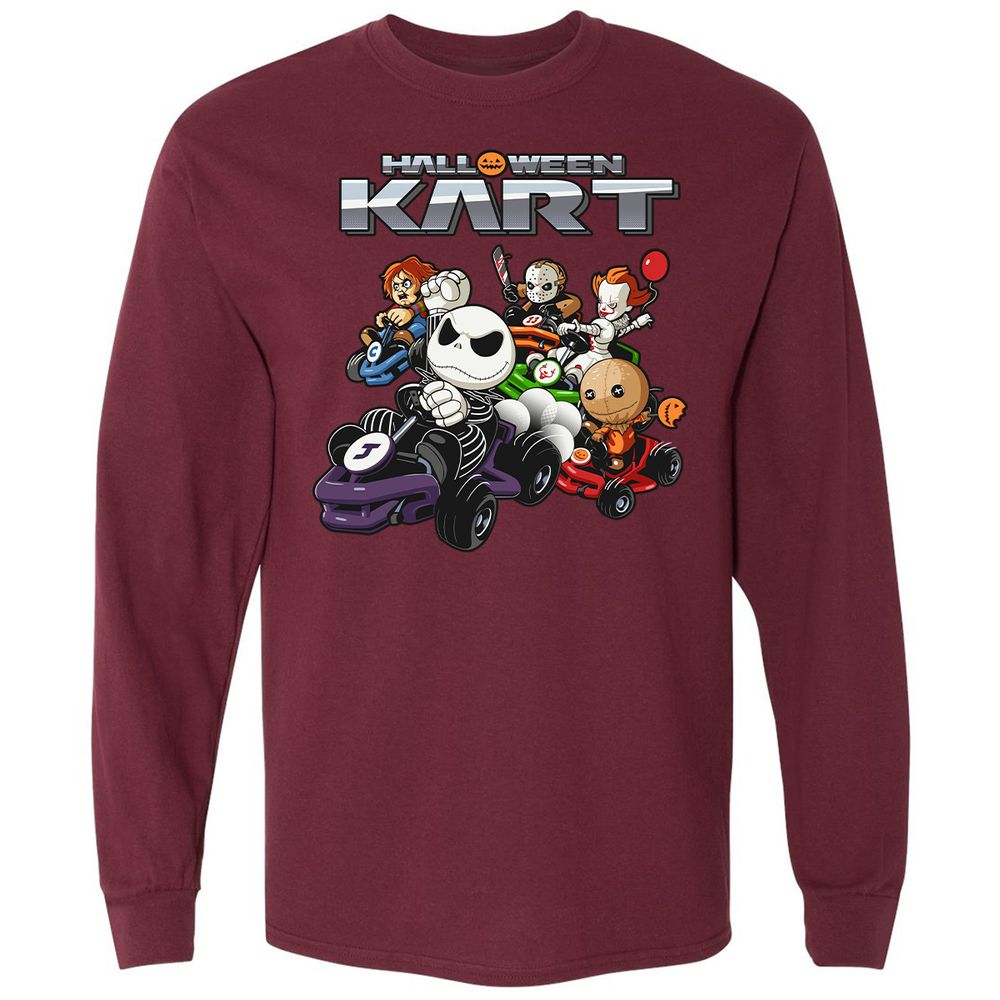 Long Sleeve T-Shirt - PH9TC4UU - Maroon - 11