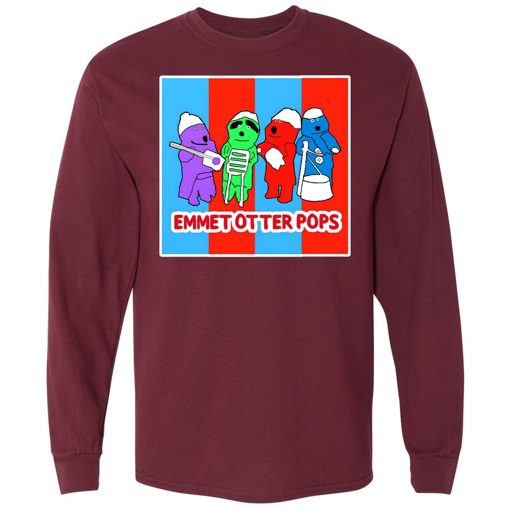 Long Sleeve T-Shirt - 2YXGHTT4 - Maroon - 11