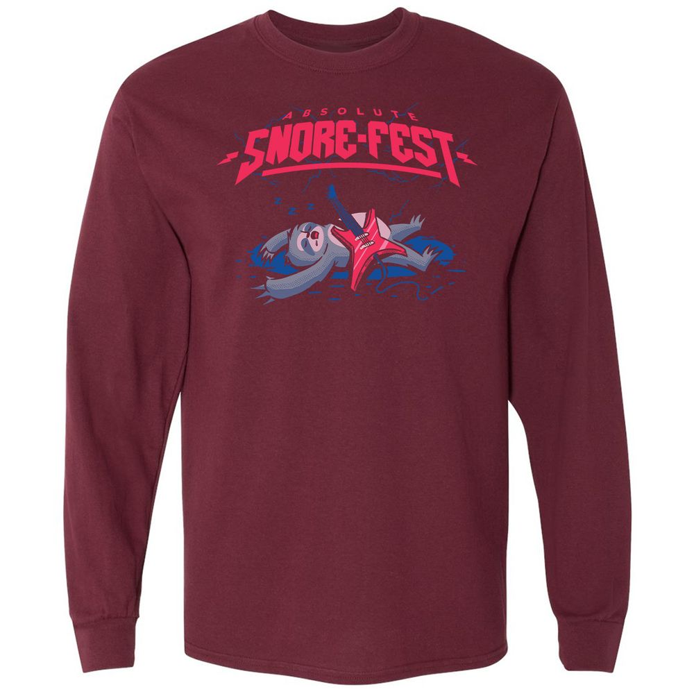 Long Sleeve T-Shirt - VH7VUGVX - Maroon - 11