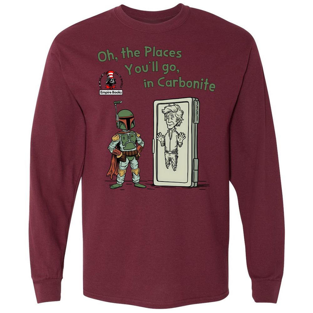 Long Sleeve T-Shirt - A3L6UQQ2 - Maroon - 11