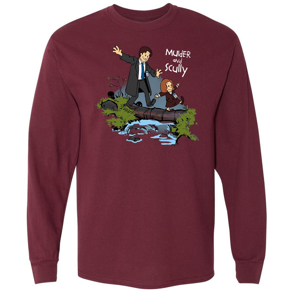 Long Sleeve T-Shirt - 3MWJWC39 - Maroon - 11
