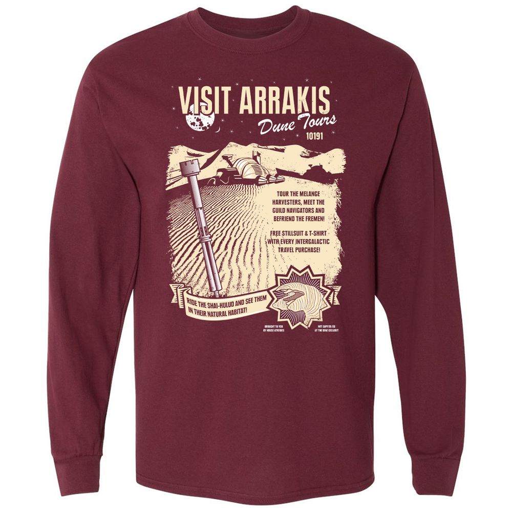 Long Sleeve T-Shirt - NXQNHXC7 - Maroon - 11