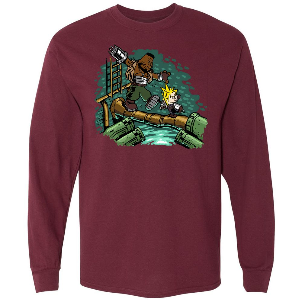 Long Sleeve T-Shirt - 4ZWFUU8Z - Maroon - 11