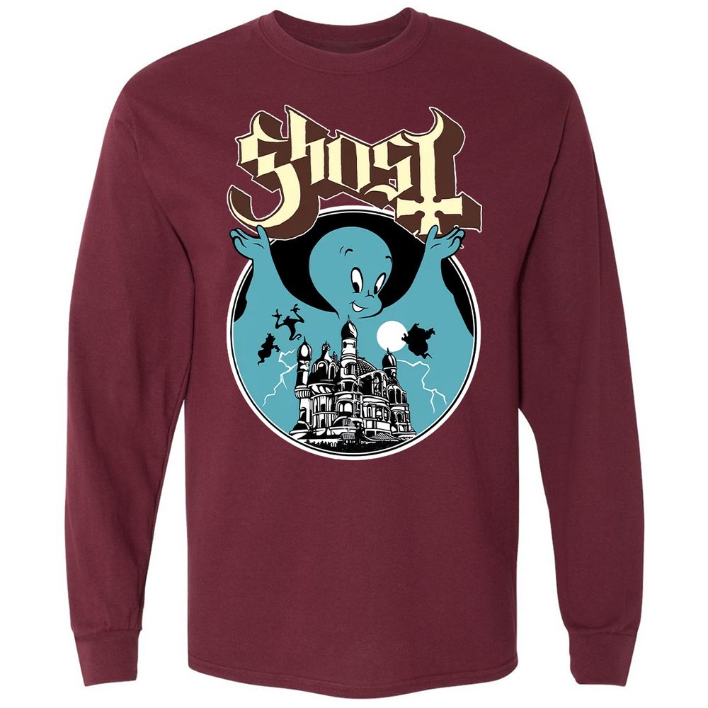 Long Sleeve T-Shirt - RFRHMT34 - Maroon - 11