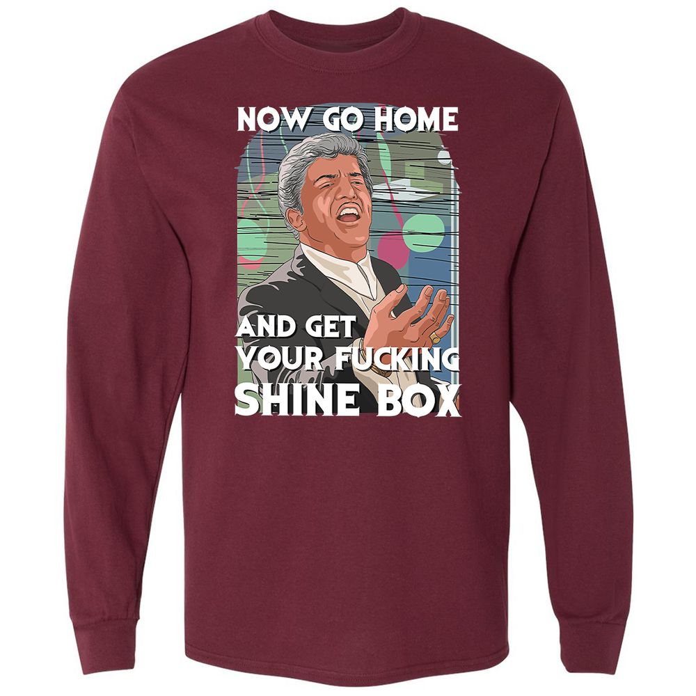 Long Sleeve T-Shirt - GEY367WX - Maroon - 11