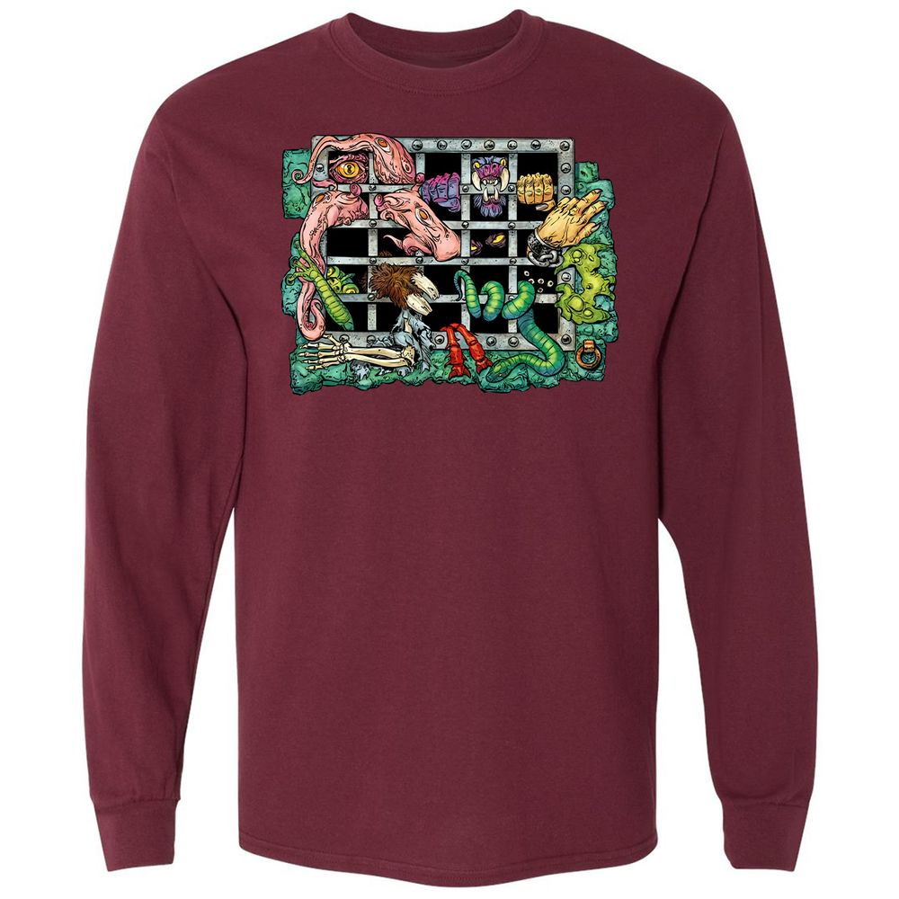 Long Sleeve T-Shirt - TZU3HDDE - Maroon - 11